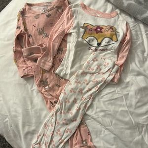 Set 2 long sleeve two piece pjs